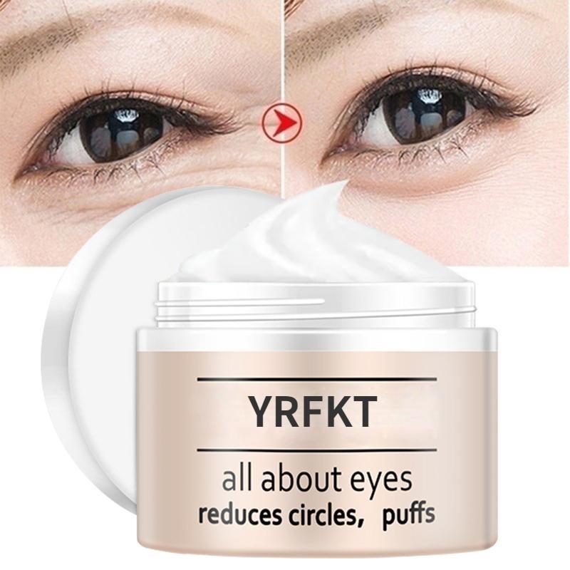 Peptide Anti Wrinkle Black Eye Cream, Serum Gel, Compact Whitening Edema, Eye Care Dark Circle Remover  Eye Cream