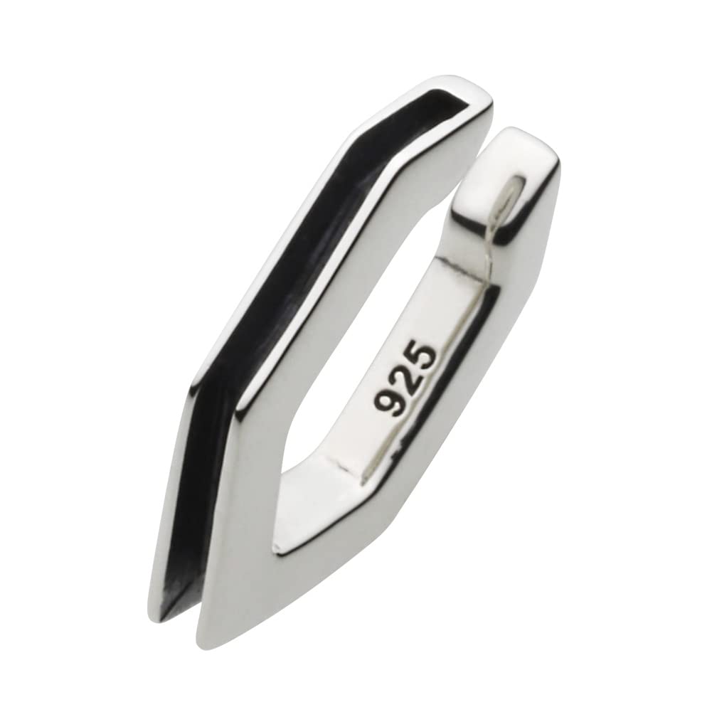 

Тонкие шестигранные серьги-каффы 925 пробы, серебро e2093 [Cenote] [Аксессуары из серебра]