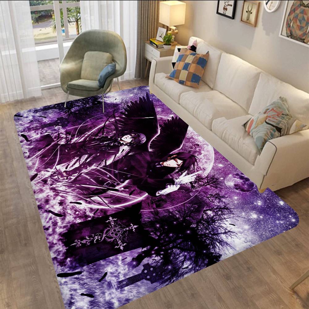 Anime Black Butler Kitchen Mat Kids Room Bedroom Decoration Balcony Anti-Slip Doormat Living Room Alfombra