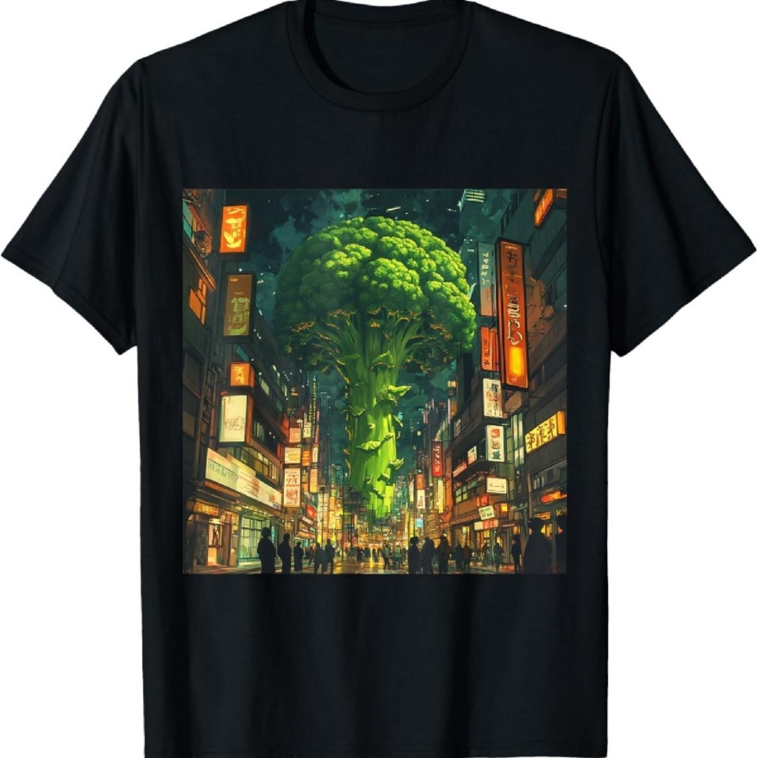 

Mob Psycho100 Аниме Фан-арт Футболка Футболка Город Брокколи Дерево XXXXXL чёрный