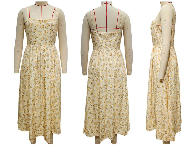 Women's Summer Backless Long Sling Dress – Sexy, Gentle Style