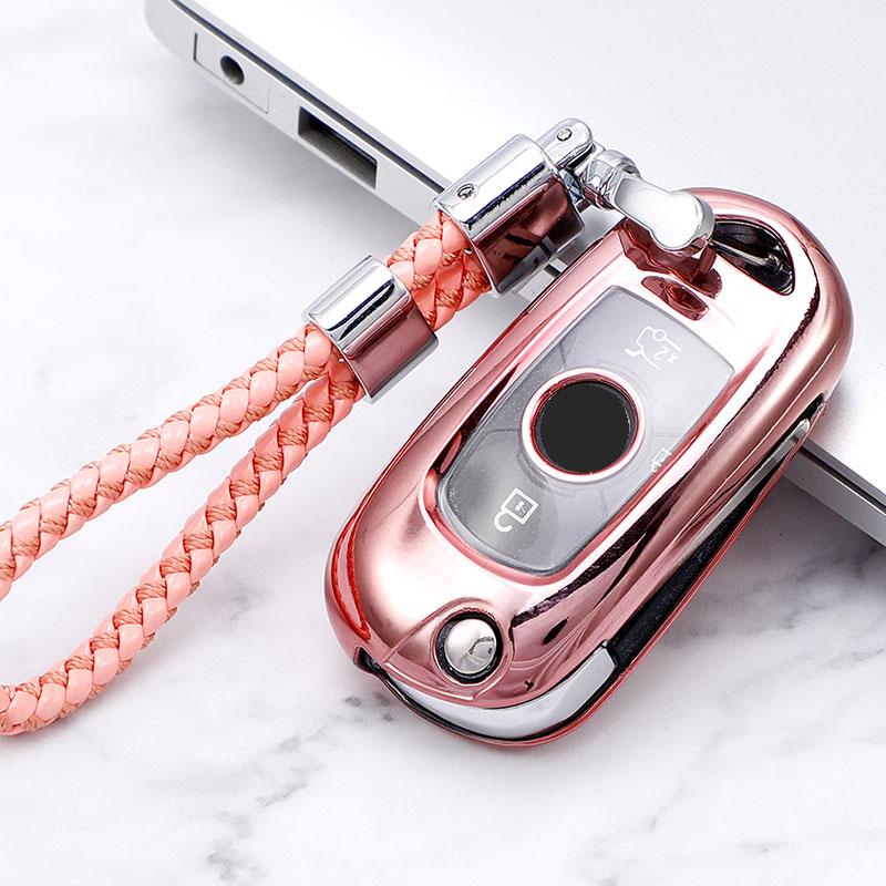 Husă moale TPU pentru chei auto Buick VERANO ENCORE GX GL6 2018 - pentru breloc Opel Vauxhall Astra K Corsa E