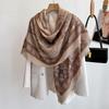 130*130Cm Large Beach Shawl Wraps For Women Luxury Paisley Printed Square Scarf Imitation Silk Scarves Bandanas Elegant Hijab