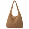 Women's Large Capacity Straw Shoulder Bag - Handmade Woven Tote for Beach Holidays