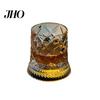 Verre à Whisky Rotatif Cadeau pour Papa, Tournant avec Lumière LED, 260ml Gravé Cadeau pour Amateur de Vin Papa Tumbler, Cadeau Fête des Pères, Compatible avec Glaçons