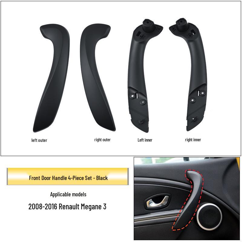 Renault Megane 3-Türer Innenraum Vordertürgriff Armlehnenhalter Abdeckung Zierleiste