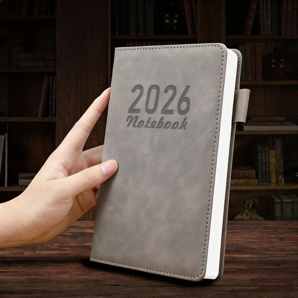 Portable 2026 A5 Notebooks 200 Thick Pages Time Efficiency Manual Schedule Book To Do List Notepad Time Management