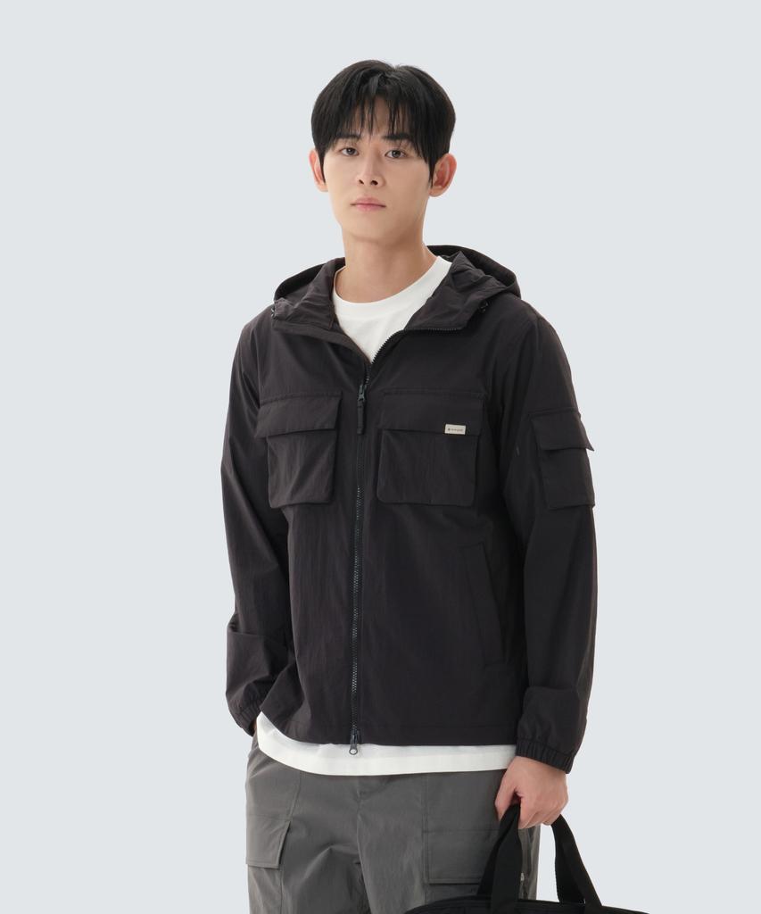 Snowpeak Apparel Root Out Pocket Windbreaker (S26Mmrwb60) Dark Charcoal