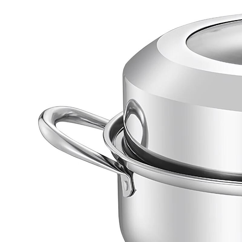 Yifule Simple Style 304 Stainless Steel Steamer Pot