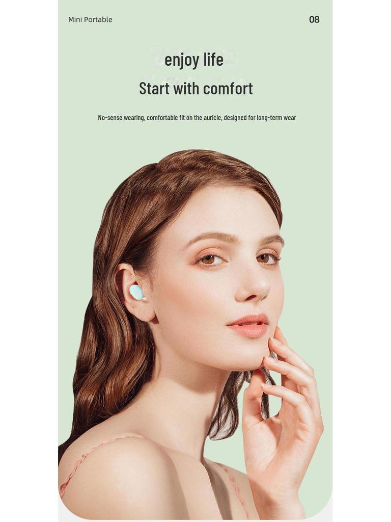 E7S Bluetooth Sports Headset: TWS, Low Power, Ultra-Long Battery, Noise Reduction, Digital Display