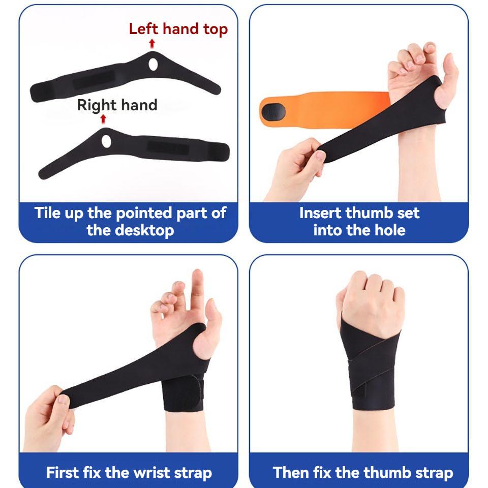 Thin Wrist Guard Preventing Wrist Sprains Tendon Sheath Joint Strain Immobilizer Badminton Tennis Circumferential Compression
