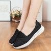 Women’s Moccasins Casual White Walking Shoes Summer Black Lightweight Beach Shoes for Mother Large Size