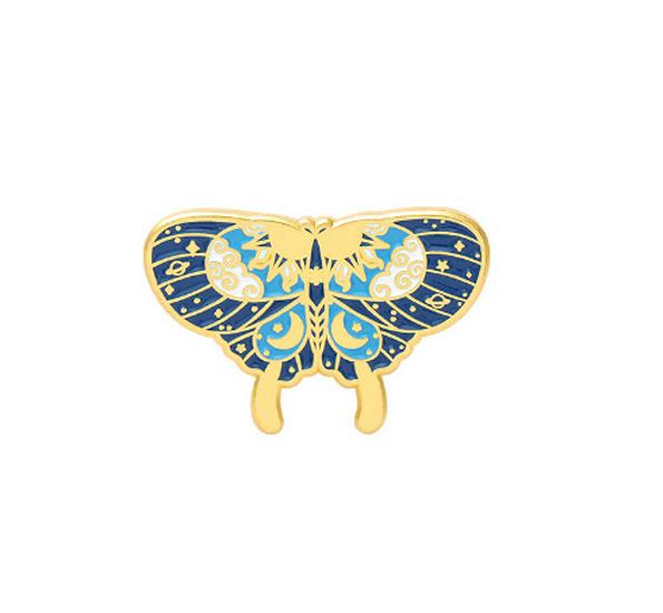 European & American Butterfly Brooch Set - Metal Badge Insect Accessories