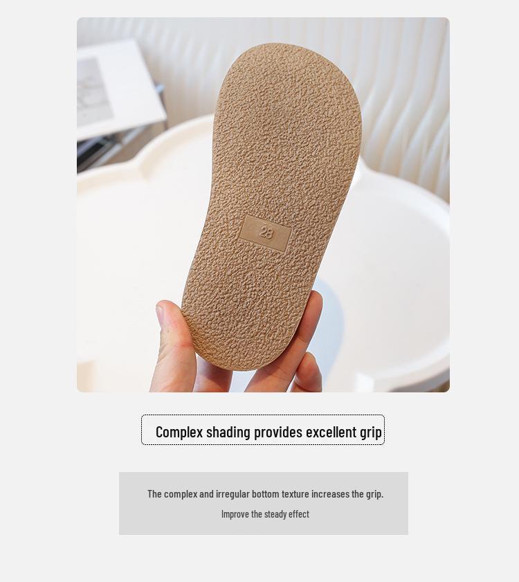 Girls' Non-slip Fashion Sandals: Summer Soft Sole Comfortable Slippers for Medium To Large Children - Baby Princess Shoes