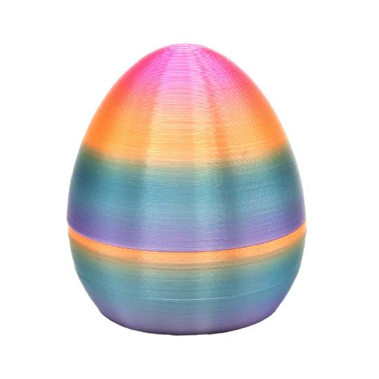 Средний палец пасхальное яйцо прикол 3D-печать разноцветное раздражающее пасхальное яйцо смешной подарок-кляп пасхальные корзины для взрослых B