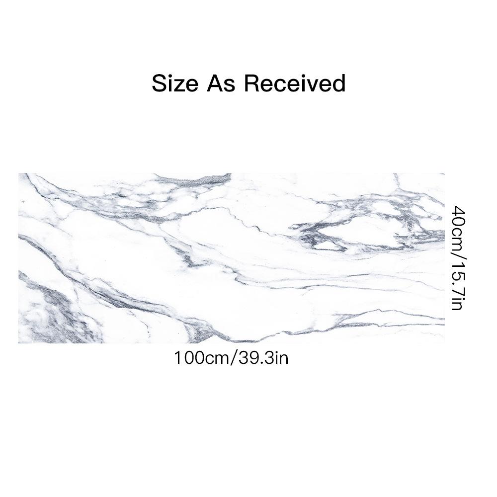 15 stiluri de tapet din marmură gri și albă Bucătărie Birou Dulap dulap Renovare Peel & Stick Autocolante de perete de artă impermeabile