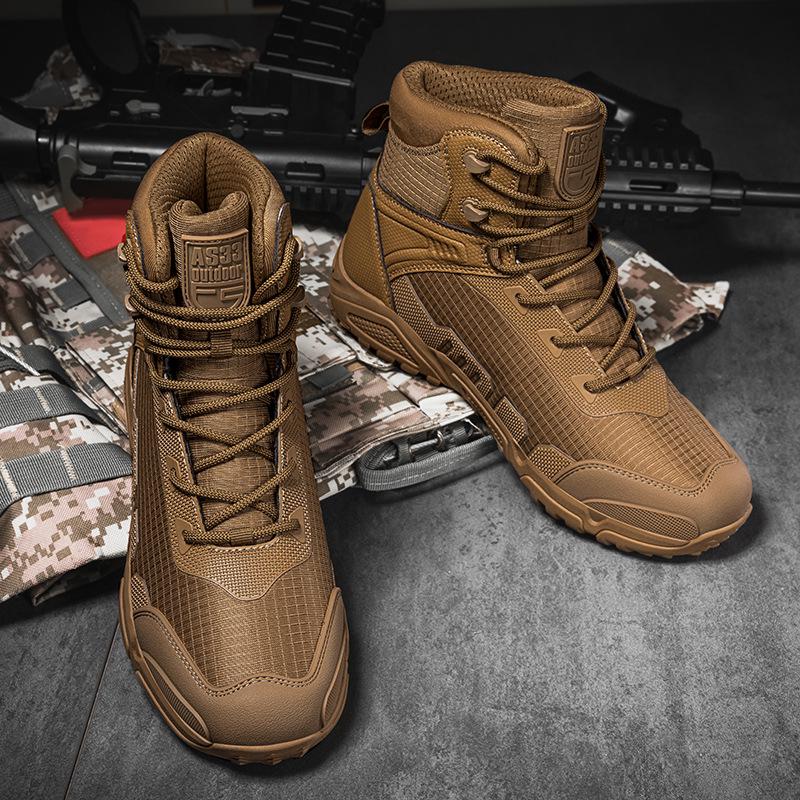 Mid-Height Waterproof Adventure Boots - Non-Slip, Wear-Resistant, All-Season Tactical Workwear
