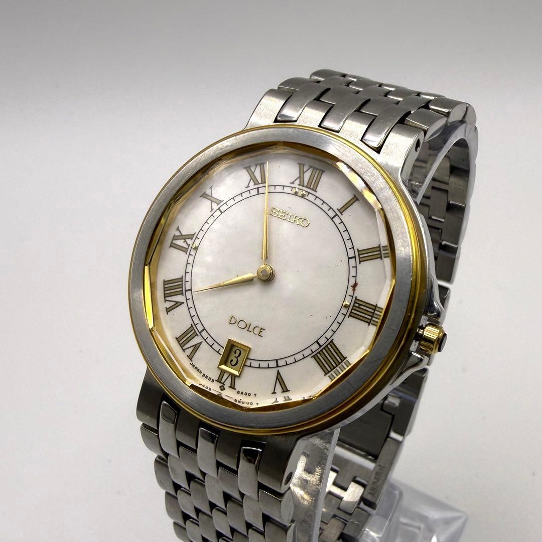 [Operating/New Battery] SEIKO DOLCE Combi Men s Watch Quartz