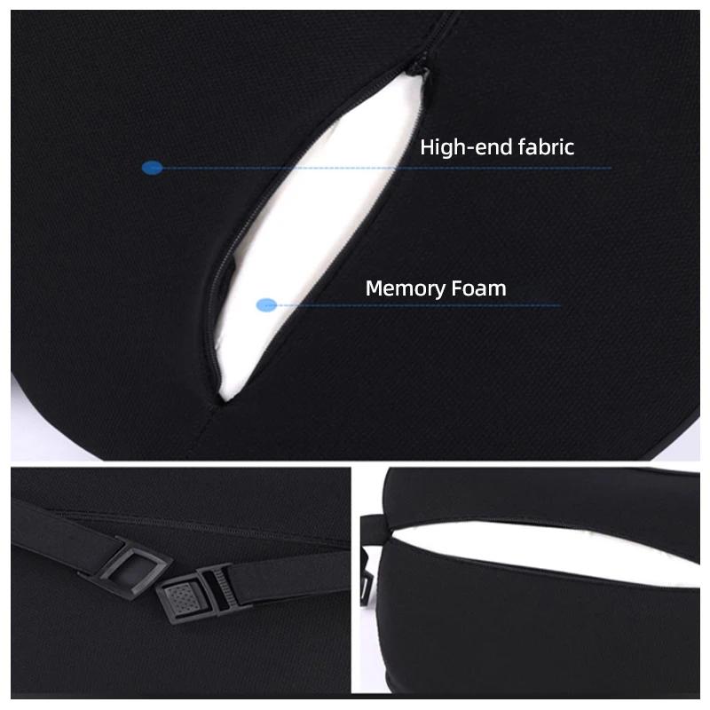 LXEQ4 New 2025 Car Lumbar Support Headrest Waist Neck Pillow Auto Seatrest Cushion For BMW M Power Sport M1 M3 M4 M5 M6 E90 E39 F30 F1