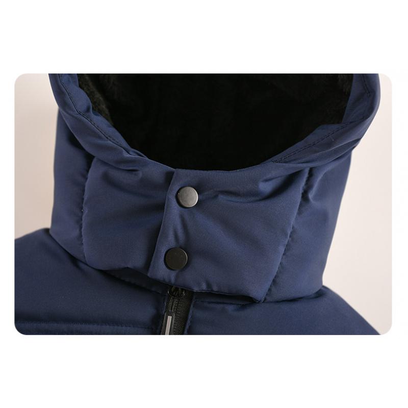 Children Cotton Jacket Boys New Winter Coat Boy Short Thick Heavy Hooded Overcoats
