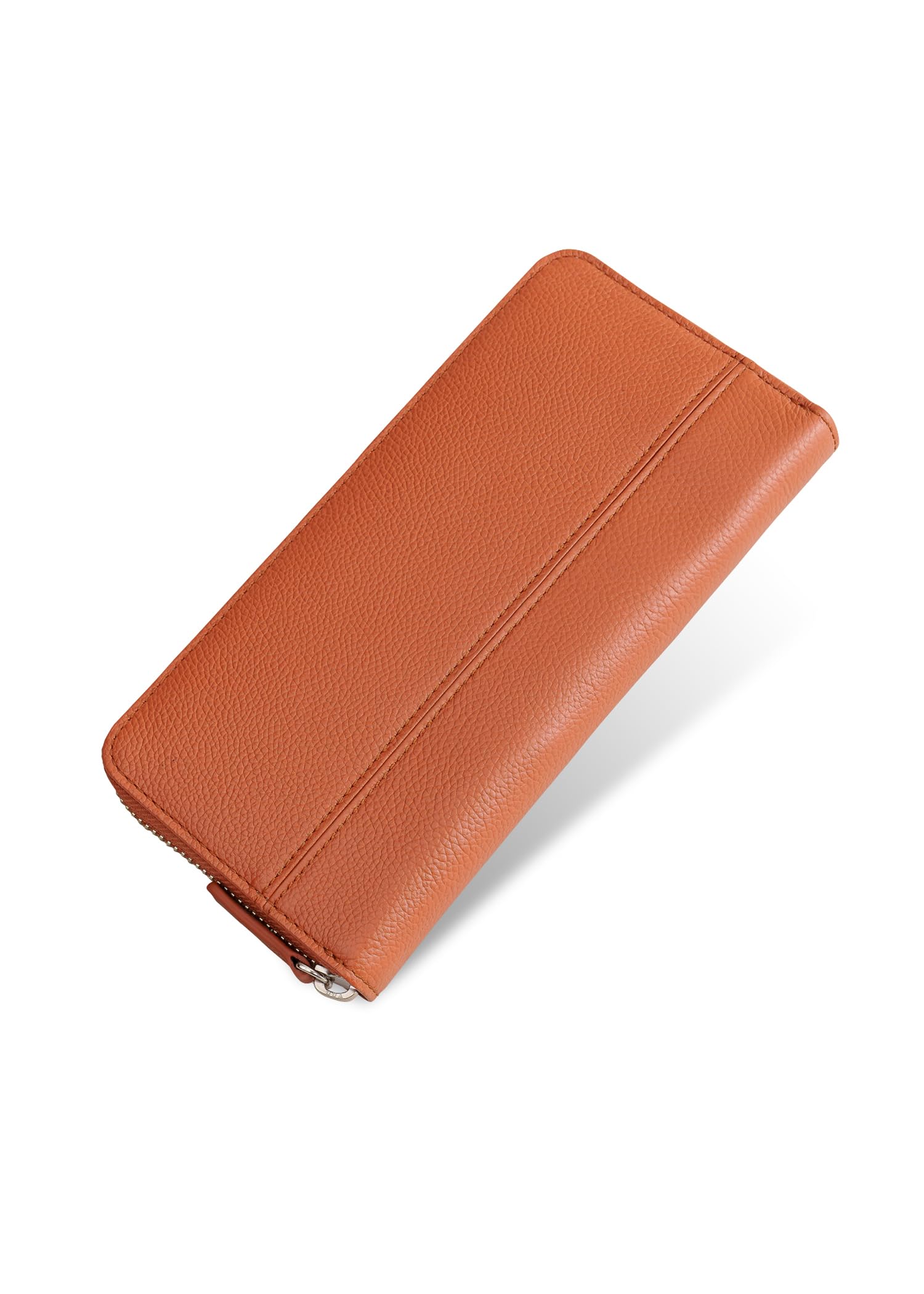 

Кошелек-портмоне на круговой молнии Business Leather Factory, водоотталкивающая оригинальная натуральная коровья кожа, унисекс, большая вместимость, 13 карманов, разделитель,