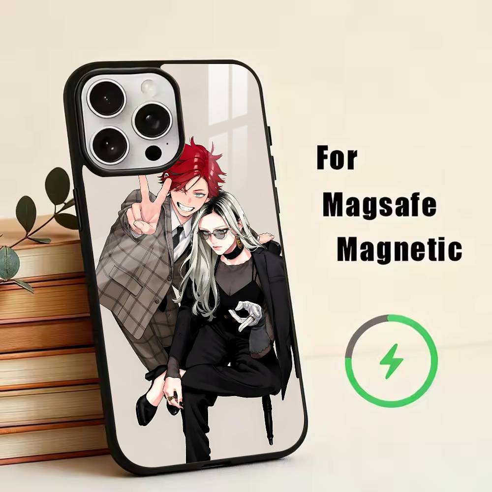 

G-Gokurakugai A-Alma Phone Case For iPhone17,16,15,14,13,12,11 Plus,Pro Magnetic with Magsafe Wireless Charging iPhone15PROMAX