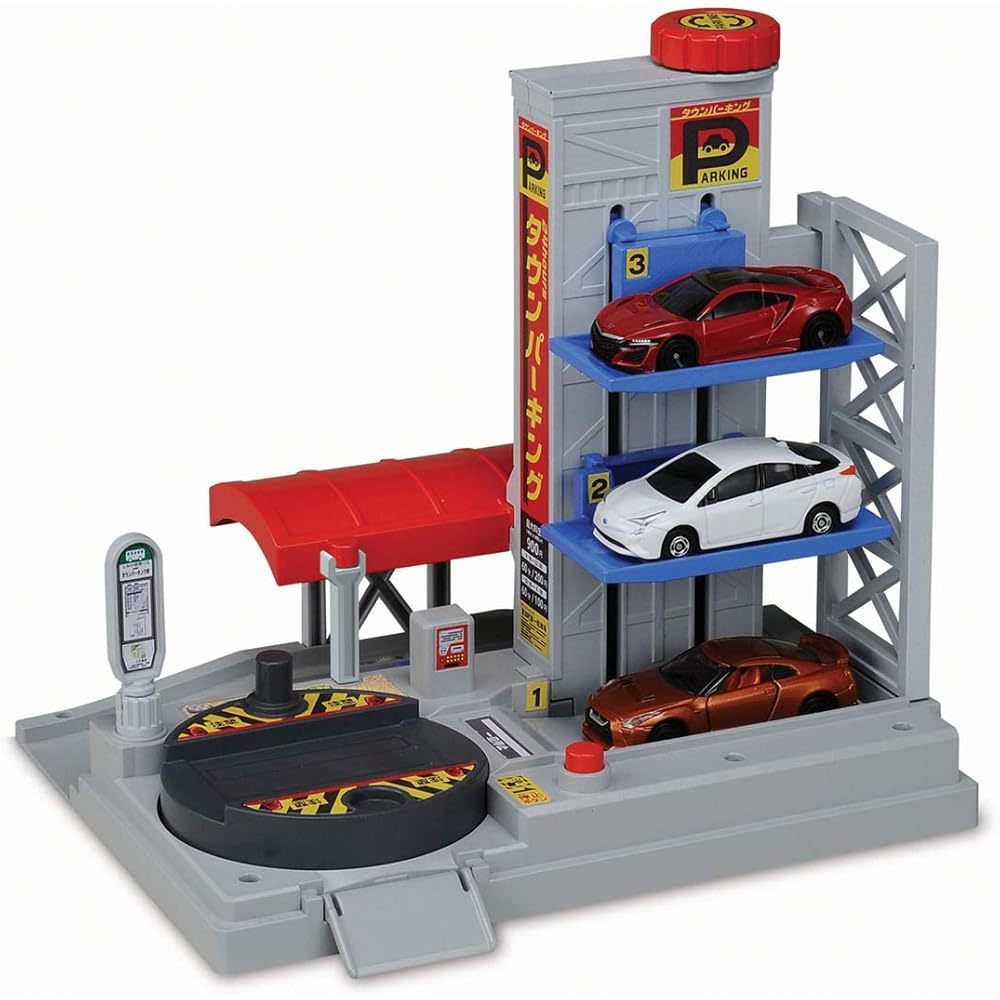 

Tomica Town Moving Parking Garage Playset with Cars and Accessories