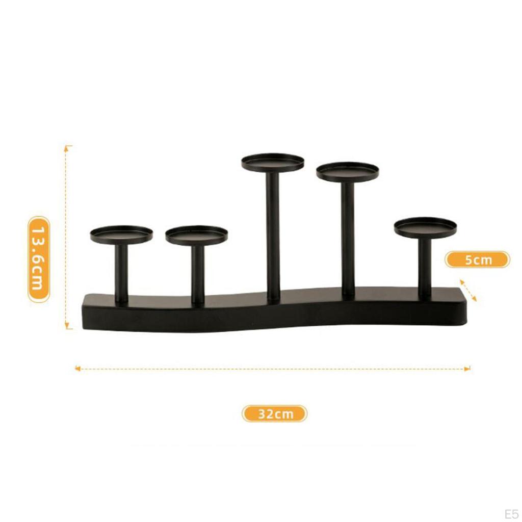 candle Holder Candelabra Ornament Centerpiece Gift Candlestick for Wedding Table