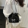 Summer Small Bag Women's New High-end Niche Designer Chain Messenger Bag Fashion Bucket Bag