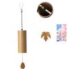 Handmade Bamboo Wind Chimes Hand Cranked Yard Pendant Garden Decoration Musical Windchime  Patio