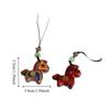 Wooden Horse Keychain Traditional Horse Pendant Chinese Style Mobile Phone Chain  Year of The Horse