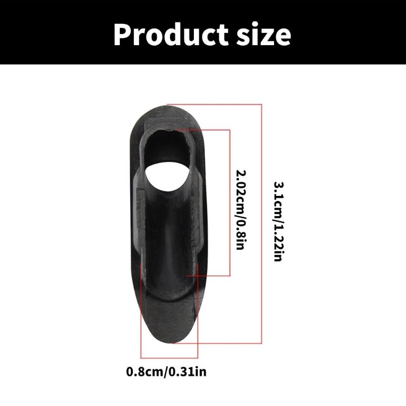 20 Pièces Inserts Intérieurs Guides de Câble de Dérailleur et de Frein pour Cadre de Vélo Clips de Fixation Faciles à Installer
