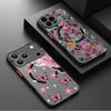 Magnetic Acrylic Phone Case For iPhone 17e 17 16 15 14 13 Pro Max 11 For Magsafe Wireless Charge Colorful Butterfly Print Cover