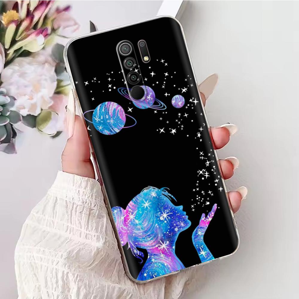 Phone Case For Xiaomi Redmi 9 Case Soft TPU Silicone Back Cover for Xiaomi Redmi 9 Redmi9 Case Transparent Bumper Cover Fundas