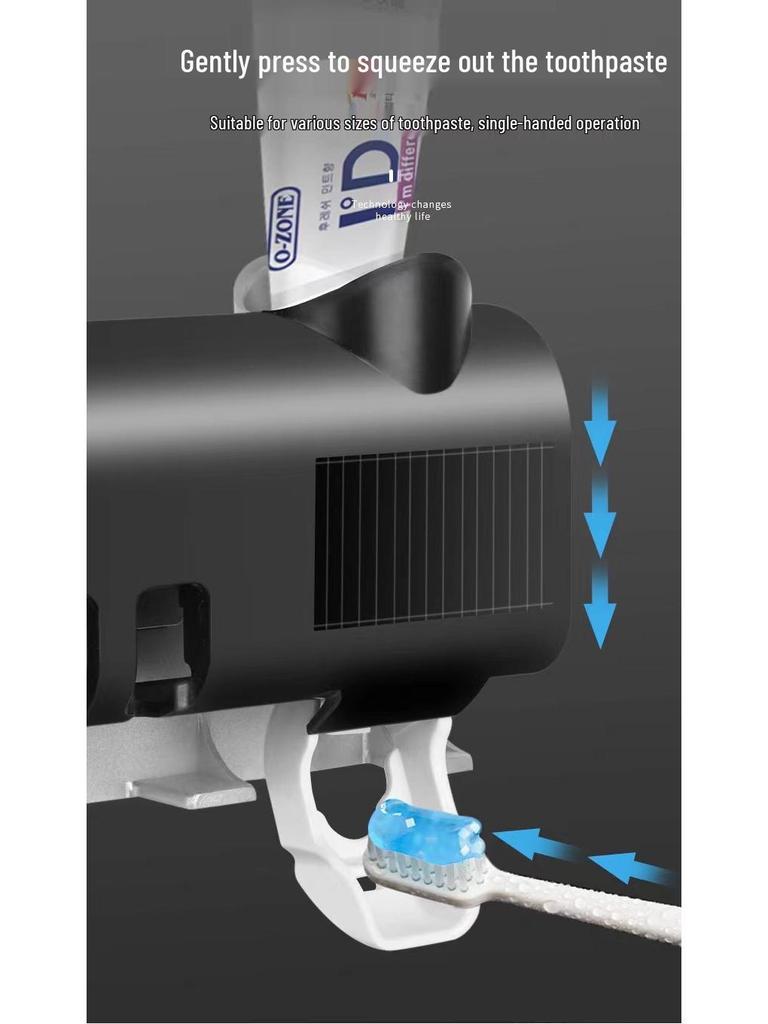 Multifunctional UV Toothbrush Holder & Toothpaste Squeezer