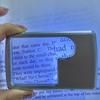 LED Light Card Magnifying Glass Ultra-Thin Reading Magnifier Magnifier Loupe  Reading For Elderly