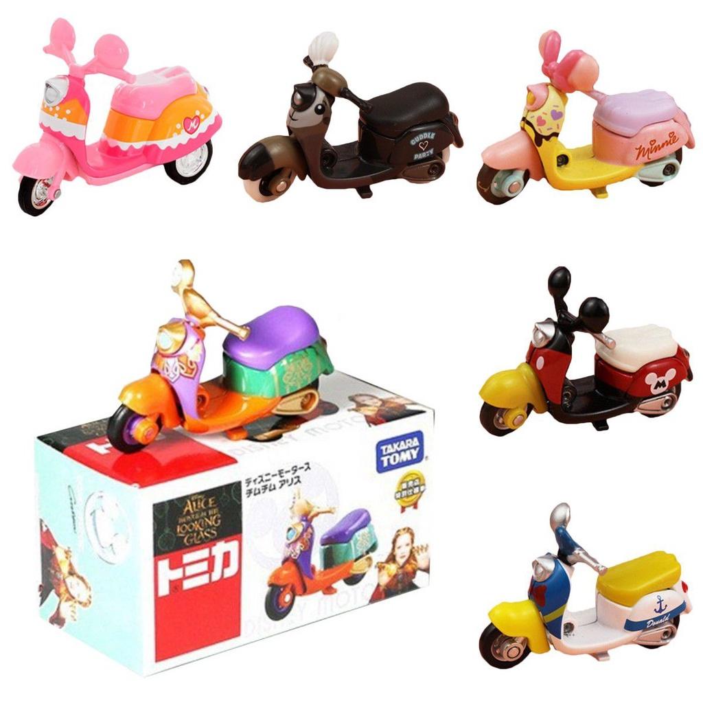 Diecast Toys Tomica Small Alloy Motorcycle Model Minnie Gift Anime