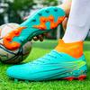 35-47 Men's High-top Socks Large Sizes of Long Nails Football Shoes Non-slip Wear-resistant TPR Artificial Corthiri Outdoor Children's Football Shoes
