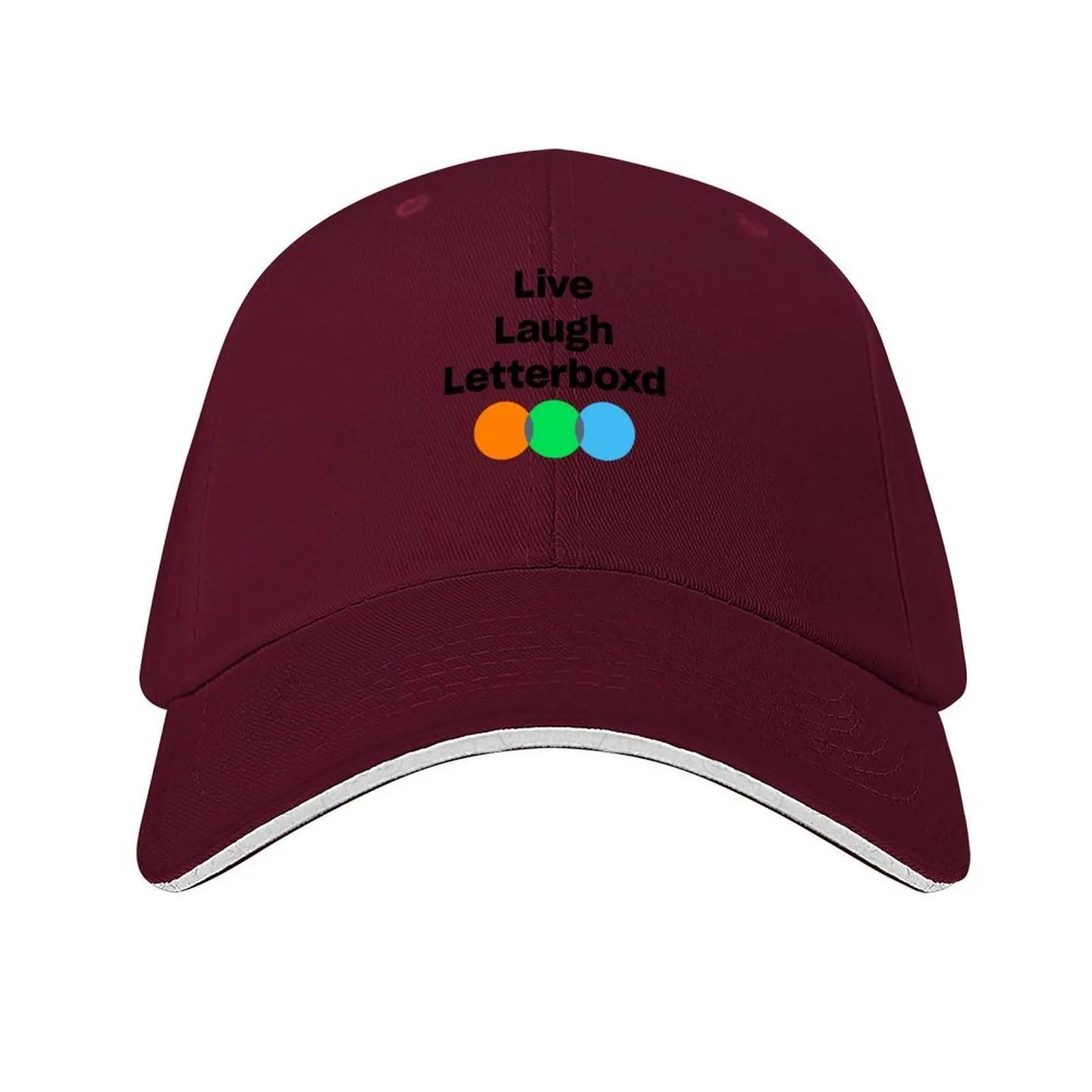 live laugh letterboxd Бейсболка Кепка Унисекс Роскошная Пляжная дизайнерская кепка смешная кепка Кепки Женские Унисекс