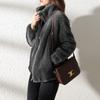 Women's Winter Thick Double Sided Velvet Stand Collar Warm Hoodie With Added Fleece