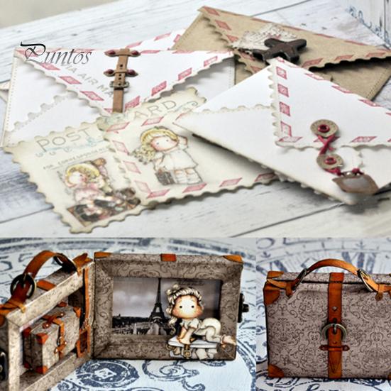 Aktentasche Umschlag Scrapbooking Stanzform DIY Handwerk Prägeschablone Form