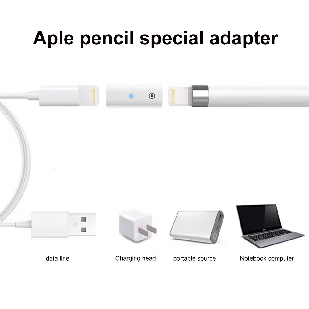 Professional Connector Adapter Charger Plug and Play with Indicator Light for Pencil 1st Generation Converter Adapter