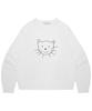 Eolaiteuaenggeul Cat Face Knit (White)