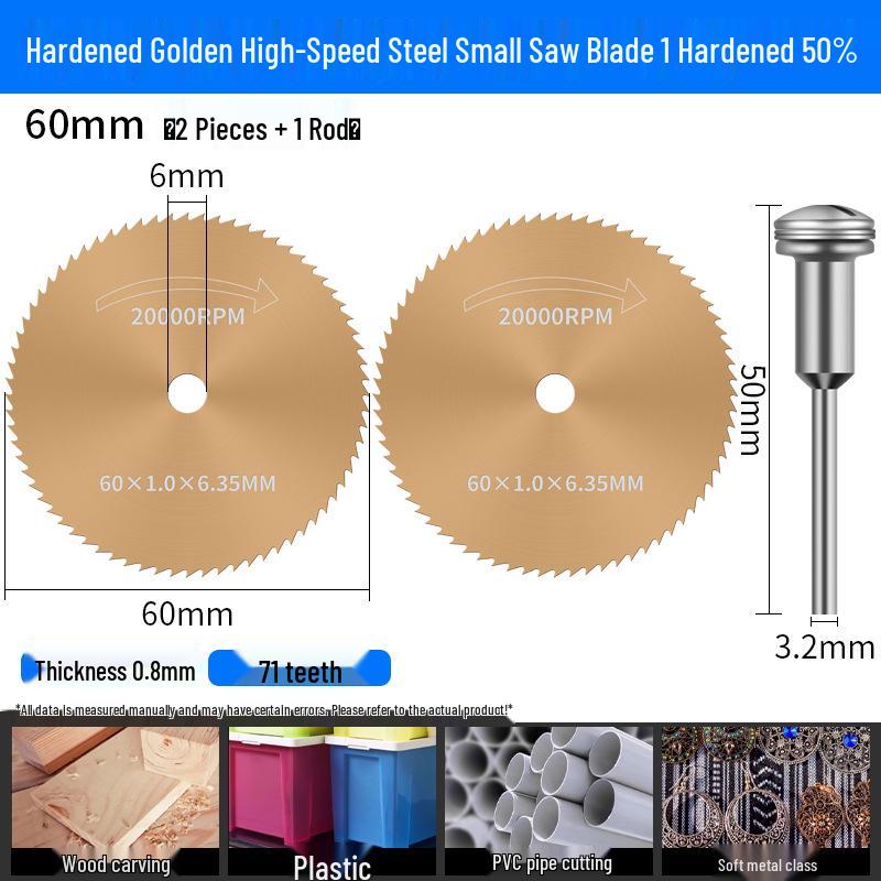 High-Speed Steel Mini Circular Saw Blade for Electric Drill and Grinder