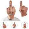 Middle Scary Finger Halloween Mask Latex Full Head Costume Party Cosplay Prop