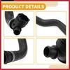 Car Radiator Hose for BMW X1 2016- for BMW X2 18-19 17127617363 Rubber Black