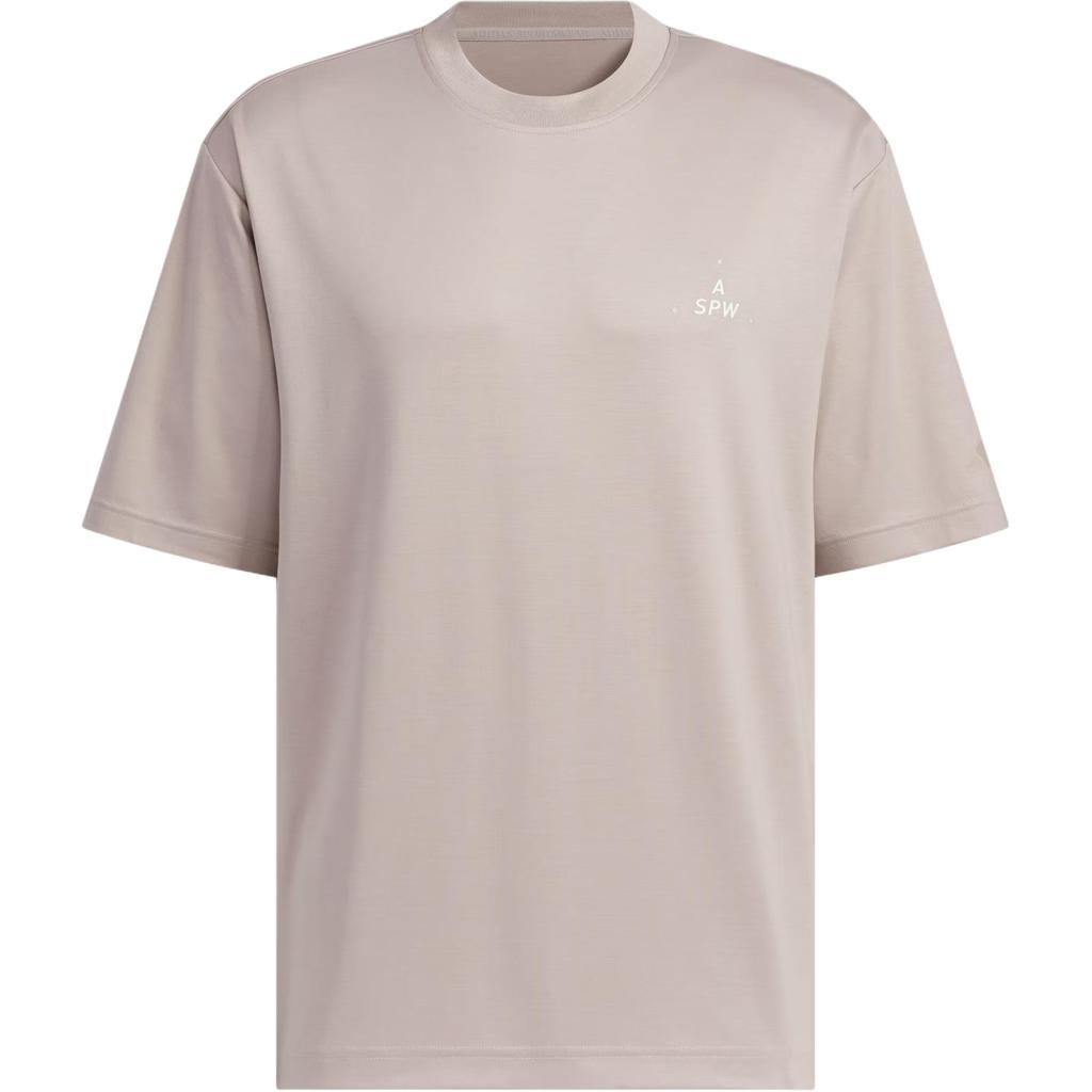 Adidas Verbiage Short Casual Sports T-Shirt Men Tops Steam-Grey JN9445