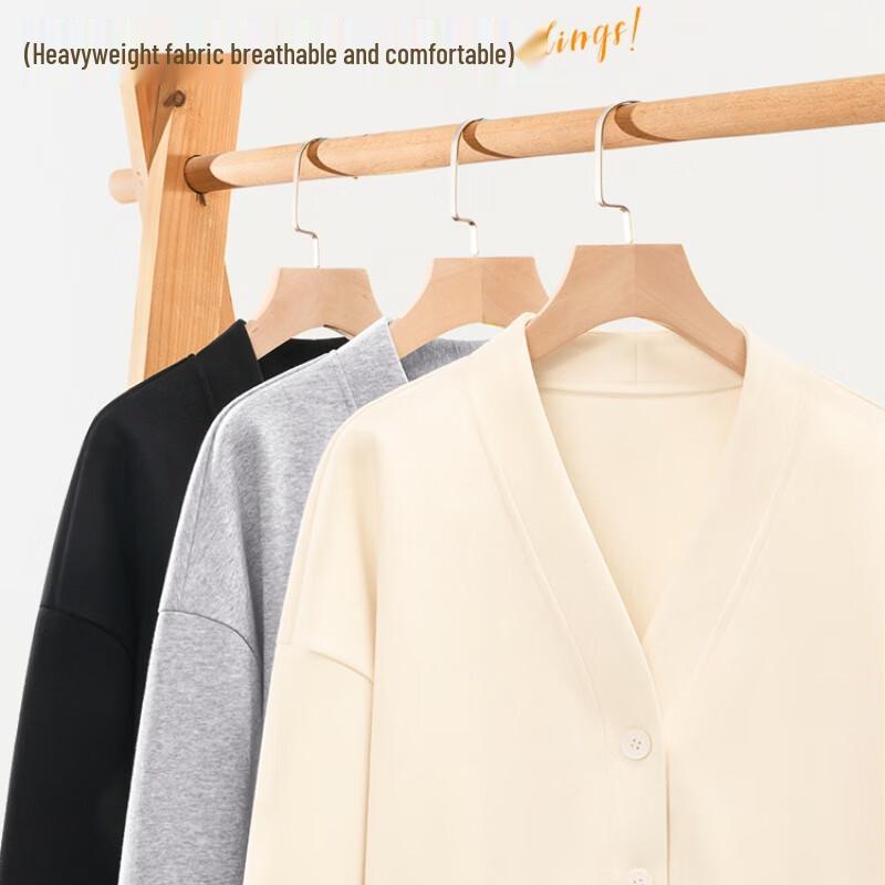 Warrior Women's 2025 Autumn V-Neck Sweatshirt Cardigan