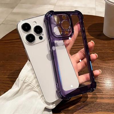 Super Stoßfestes Transparentes Case Für iPhone 15 14 13 12 11 Pro Max Xs XR 7 8 Plus SE20 Handy Air Hart Bumper Schutzhülle