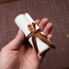 Mini Hanging Scroll Rice Paper Scroll Batik Gilded Blank Mounting Hanging Scroll Brush Calligraphy 10x39cm Decorative Pendants